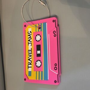 90s Travel Jams Cassette Luggage Tag NWOT